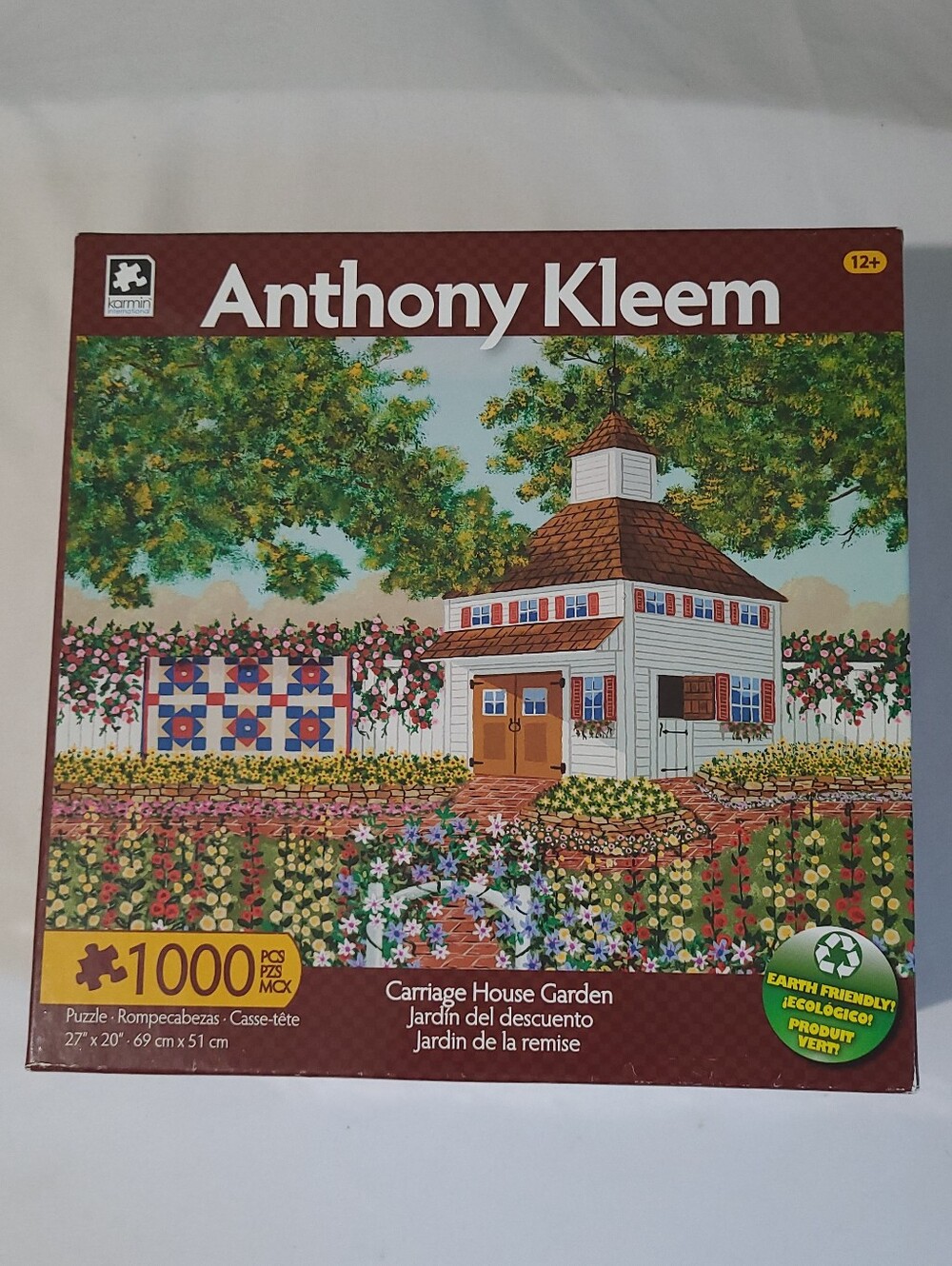 Anthony Kleem Carriage House Garden 1000pc Puzzle New In Sealed Box